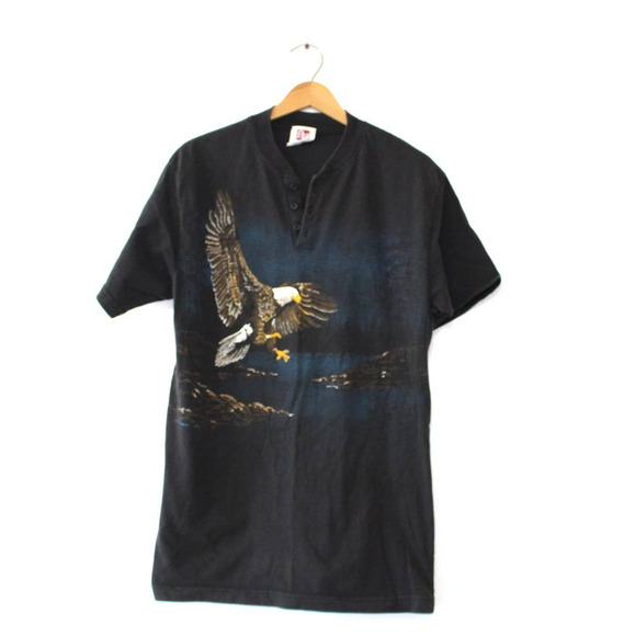 Vintage Eagle T Shirt Large - Picture 1 of 4